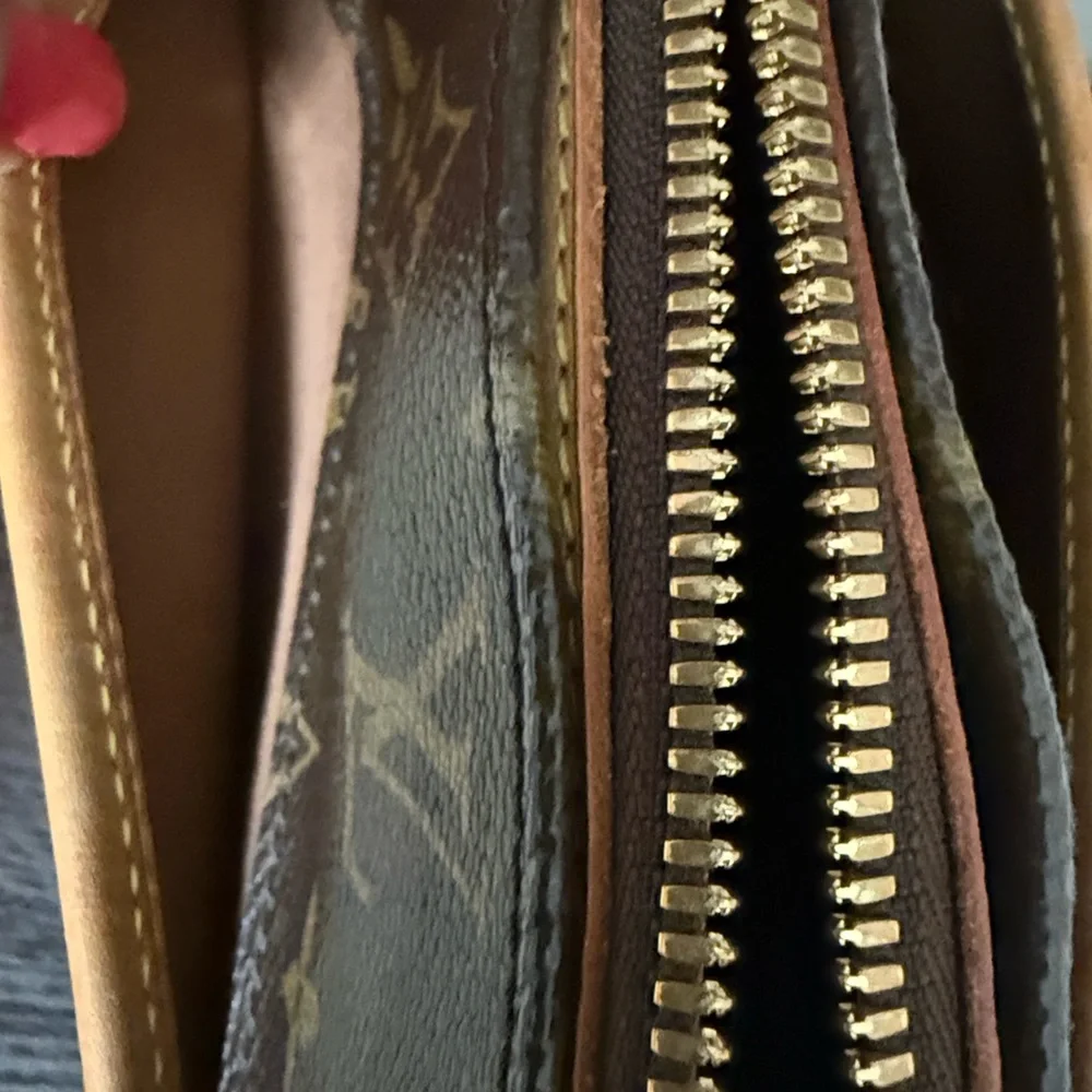 Louis Vuitton Brown and Tan Monogram Crossbody Bag